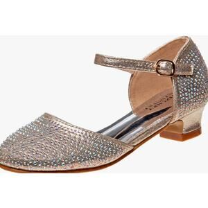 New Gold Rhinestone Shoes - Badgley Mischka (Size 4 )